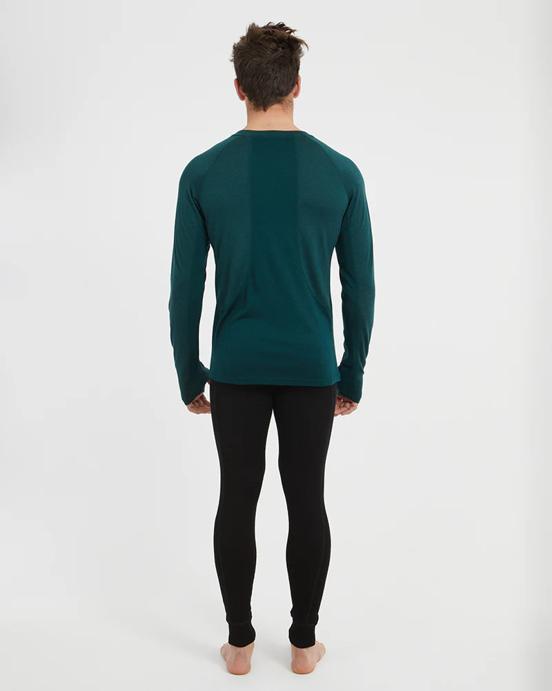 XTM Mens Active 200 Long Sleeve Crew Top 200GSM - Midweight - - Mansfield Hunting & Fishing - Products to prepare for Corona Virus