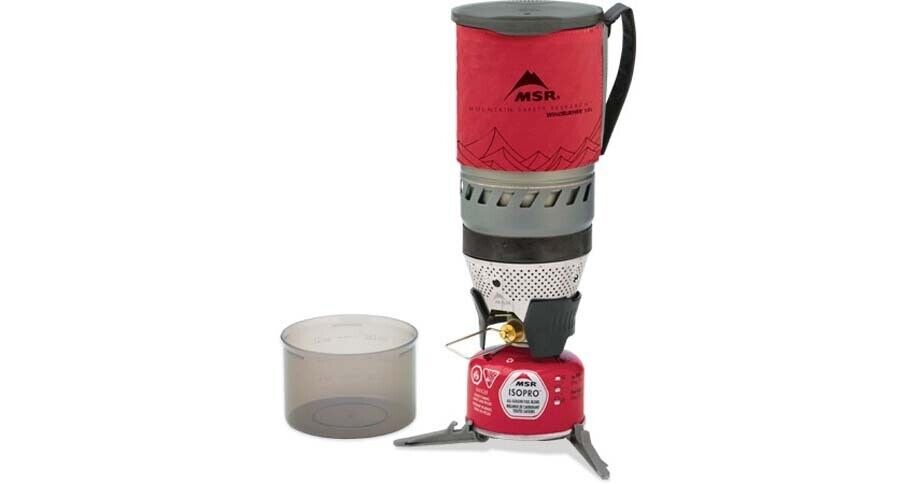 MSR Wind Burner Personal Stove System Red 1Lt -  - Mansfield Hunting & Fishing - Products to prepare for Corona Virus