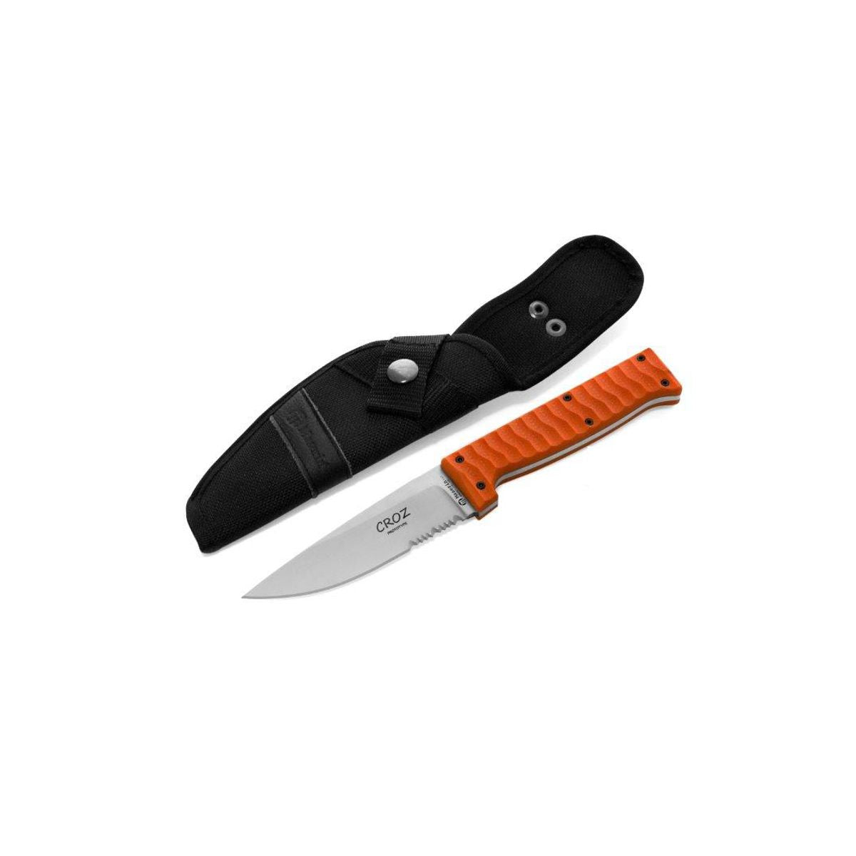 Maserin Croz Fixed Blade Knife (Orange G10 Handle) - - Mansfield Hunting & Fishing - Products to prepare for Corona Virus