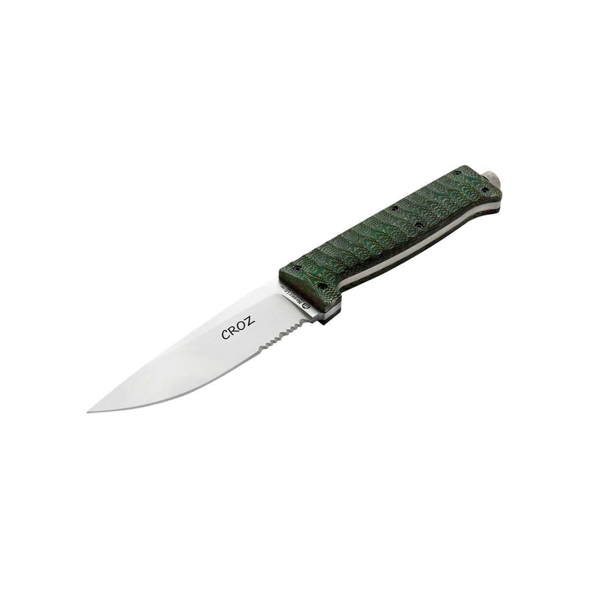 Maserin Croz - 110mm Fixed Blade Knife (Green Micarta Handle 976MCV )