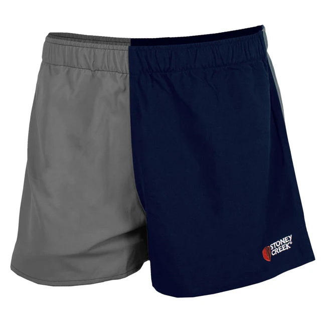 Stoney Creek Kids Jester Shorts - Navy/Grey - 2 / NAVY/GREY - Mansfield Hunting & Fishing - Products to prepare for Corona Virus