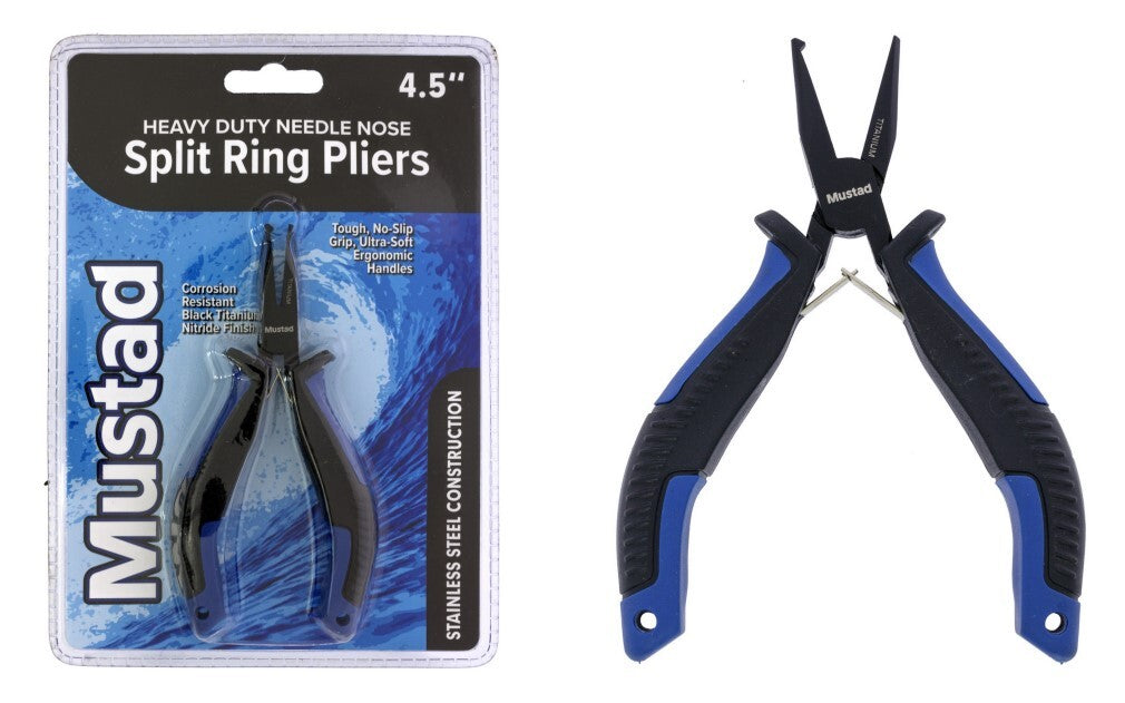 Mustad Heavy Duty 4.5inch Split Ring Pliers -  - Mansfield Hunting & Fishing - Products to prepare for Corona Virus