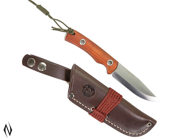 Nieto Chaman Scandi Cocobolo Fixed Blade Knife - - Mansfield Hunting & Fishing - Products to prepare for Corona Virus