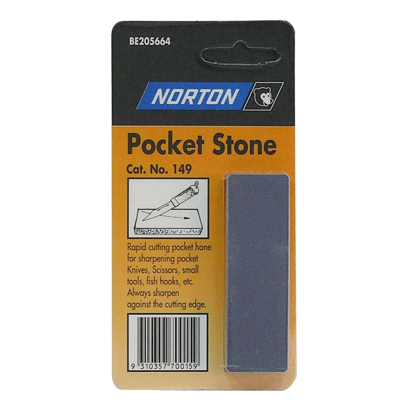 Norton 10cm Fine Pocket Stone Knife Sharpener -  - Mansfield Hunting & Fishing - Products to prepare for Corona Virus