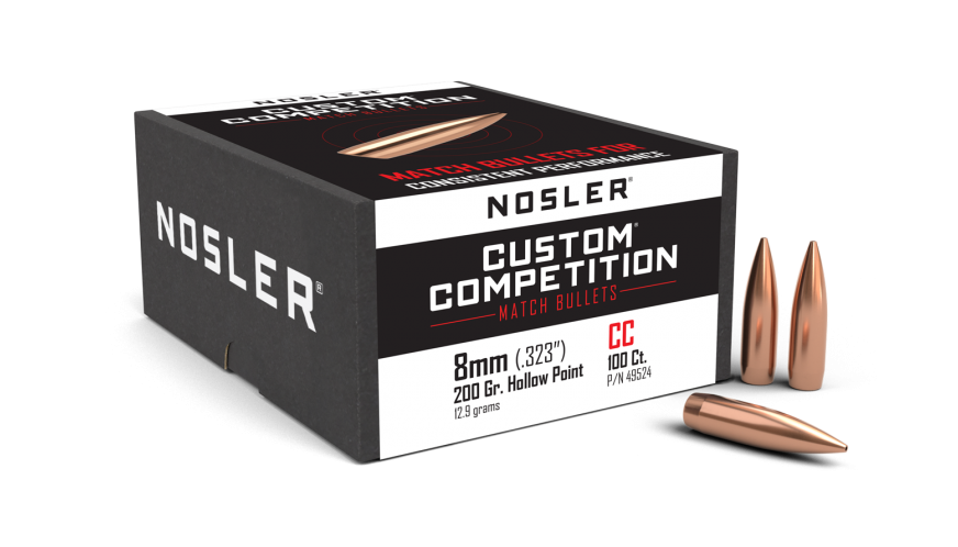 Nosler 8mm 200gr HPBT Projectiles - 100pk -  - Mansfield Hunting & Fishing - Products to prepare for Corona Virus