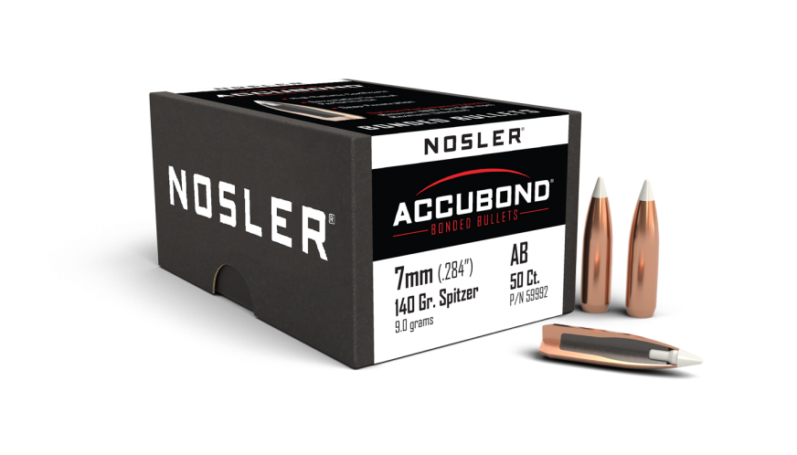 Nosler Accubond 7mm 140gr Projectiles - 50pk -  - Mansfield Hunting & Fishing - Products to prepare for Corona Virus