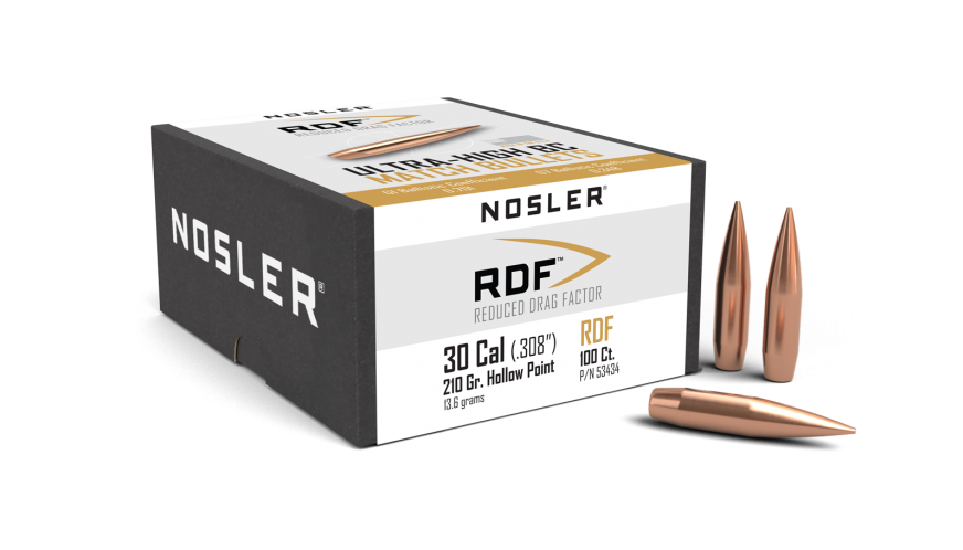 Nosler RDF 30 Cal 210gr HPBT Projectiles - 100pk -  - Mansfield Hunting & Fishing - Products to prepare for Corona Virus