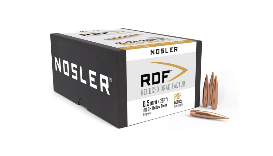 Nosler RDF 6.5mm 140gr HPBT Projectiles - 500pk -  - Mansfield Hunting & Fishing - Products to prepare for Corona Virus
