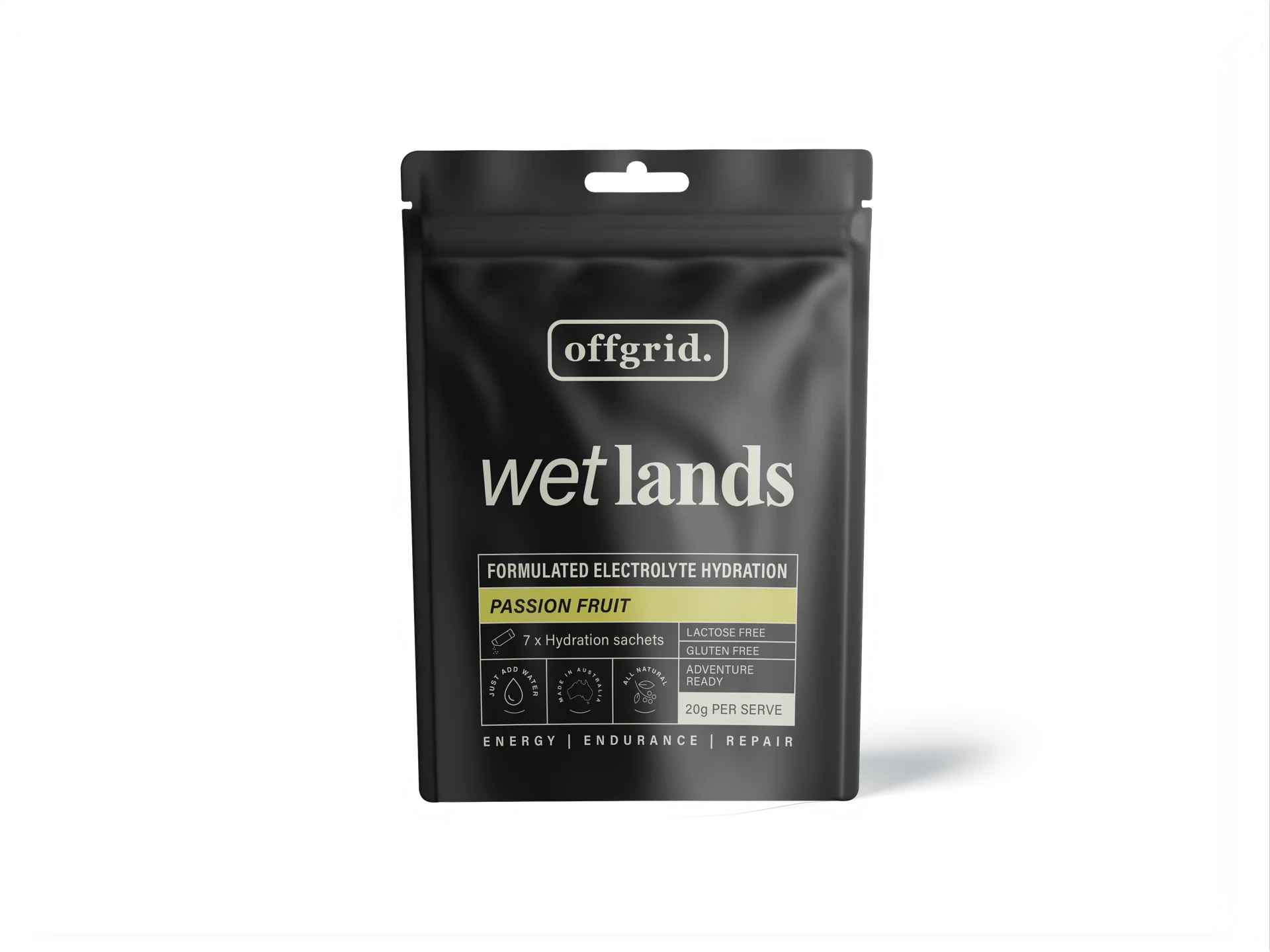 Offgrid Provisions Wetlands Hydration Passionfruit