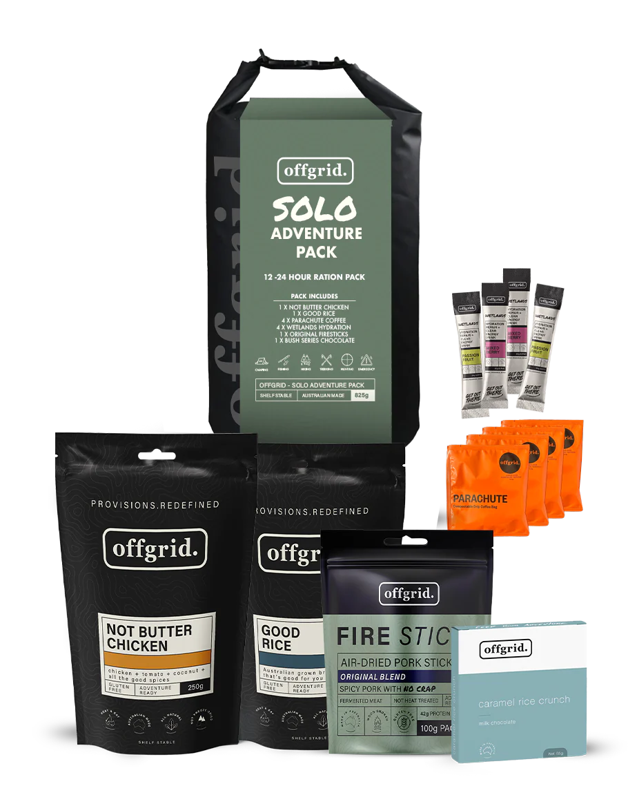 Offgrid Solo Adventure Pack -  - Mansfield Hunting & Fishing - Products to prepare for Corona Virus