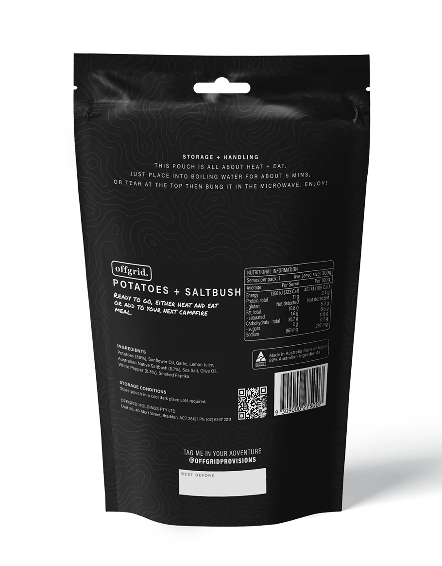Offgrid Provisions Salt Bush Potatoes 250gr