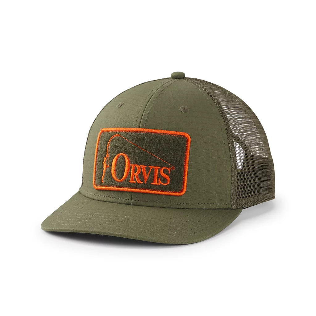 Orvis Ripstop Covert Trucker - Tarragon - - Mansfield Hunting & Fishing - Products to prepare for Corona Virus