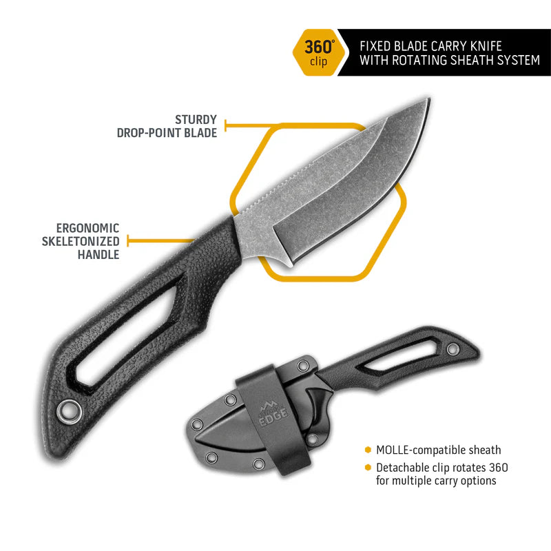 Outdoor Edge Pivot Drop-Point Knife