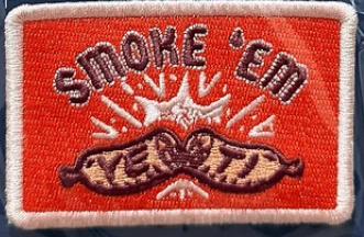 Yeti Smoke 'Em Patch - Red