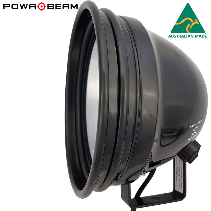 Powa Beam 175mm 7inch QH 12v 100w Spotlight With Roof Bracket -  - Mansfield Hunting & Fishing - Products to prepare for Corona Virus