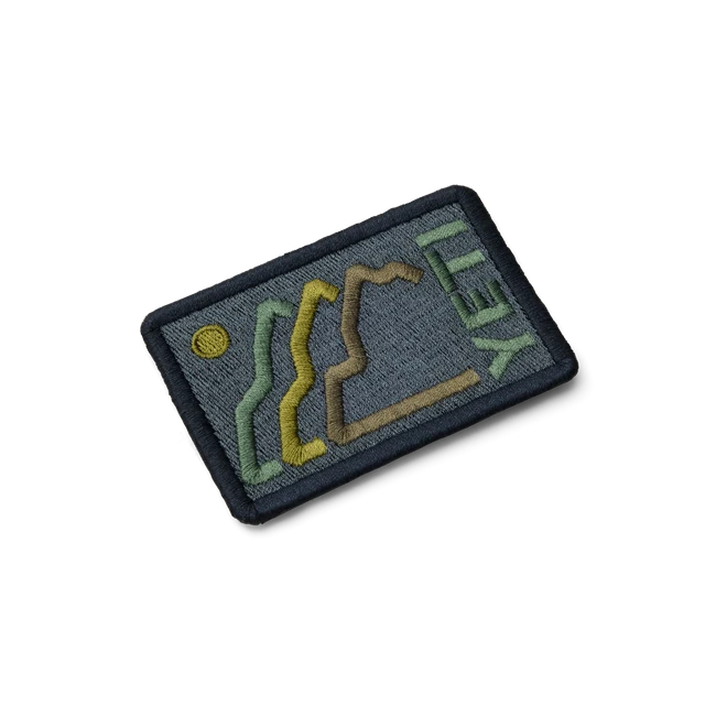 Yeti Mountain Patch - Gray