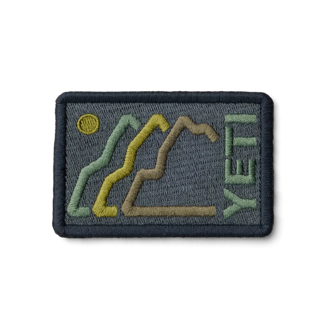Yeti Mountain Patch - Gray