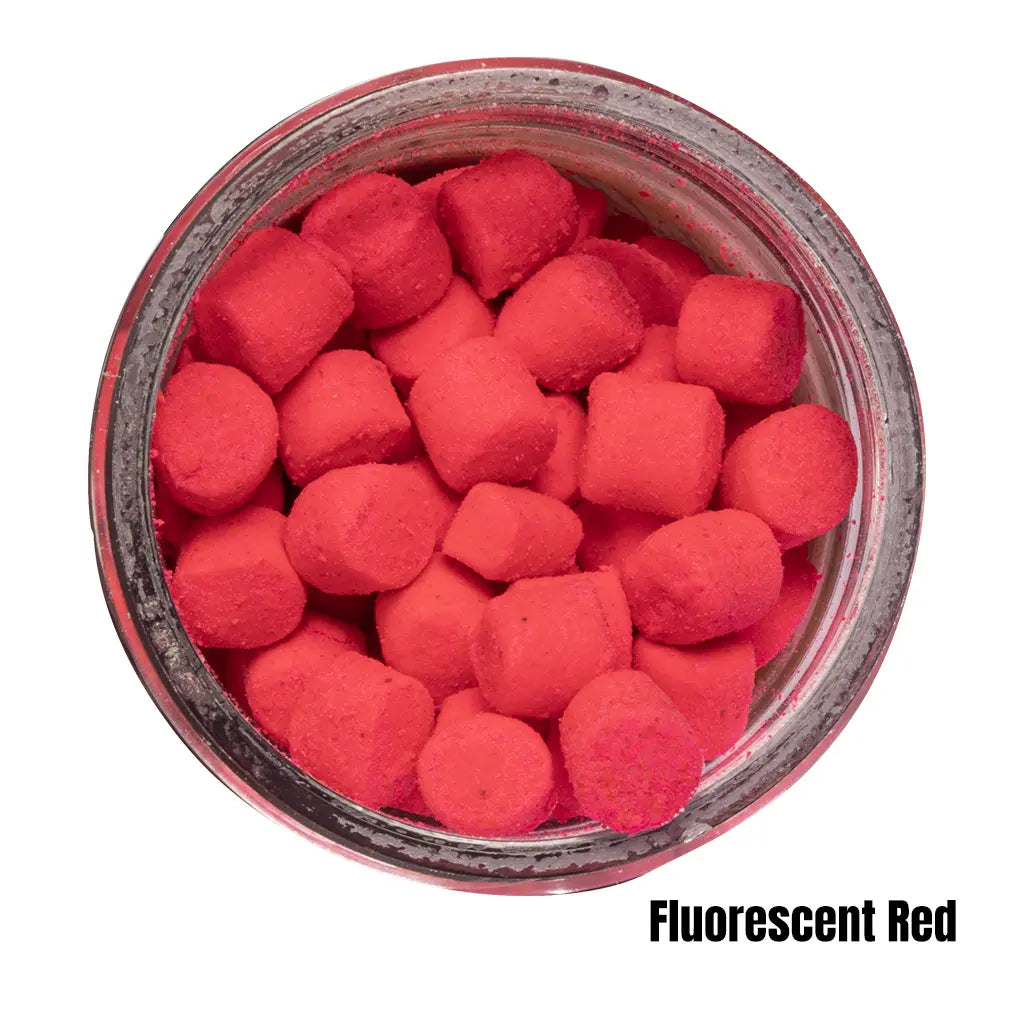 Berkley Powerbait Trout Nibbles - FLUORESCENT RED - Mansfield Hunting & Fishing - Products to prepare for Corona Virus