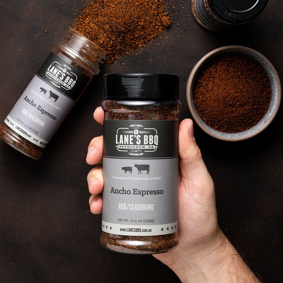 Lanes  Ancho Espresso Seasoning  - 303gm -  - Mansfield Hunting & Fishing - Products to prepare for Corona Virus