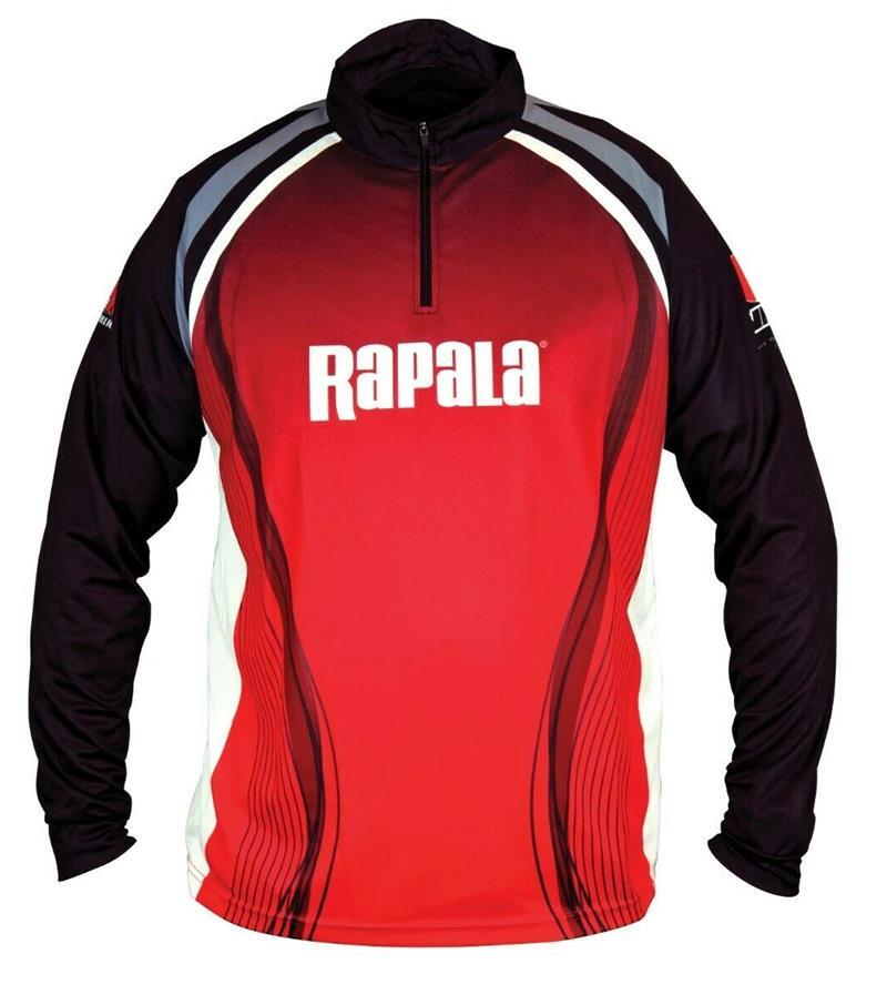Rapala Kids Tournament Jersey Red/Black - 4 - Mansfield Hunting & Fishing - Products to prepare for Corona Virus