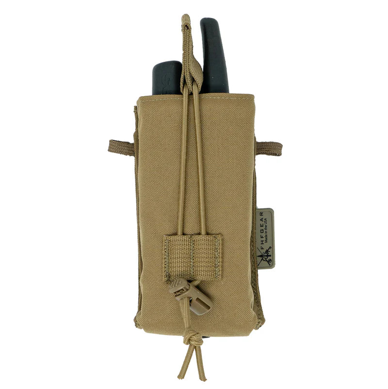 FHF Gear Rino Radio/GPS Pouch - COYOTE BROWN - Mansfield Hunting & Fishing - Products to prepare for Corona Virus