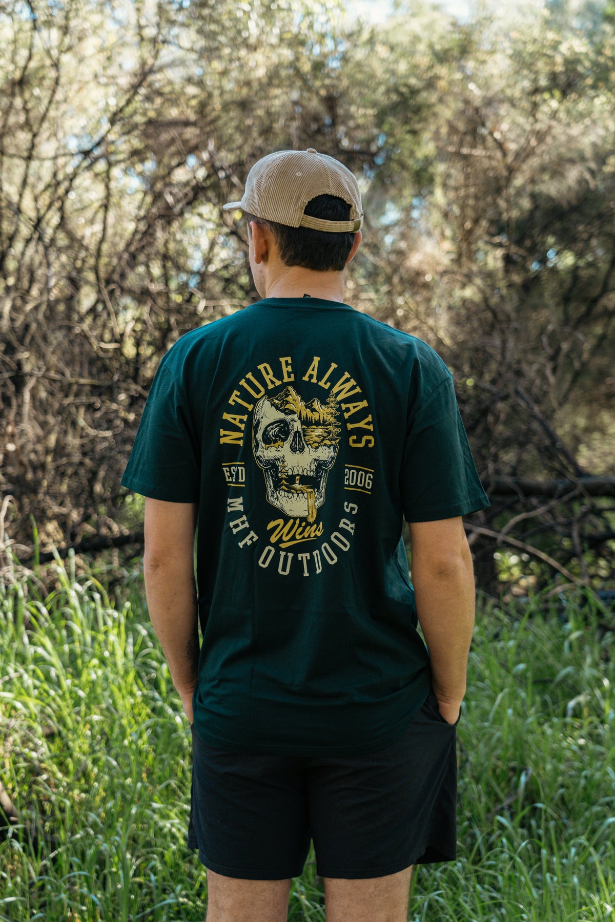 MHF Mens Nature Always Tee - Pine Green