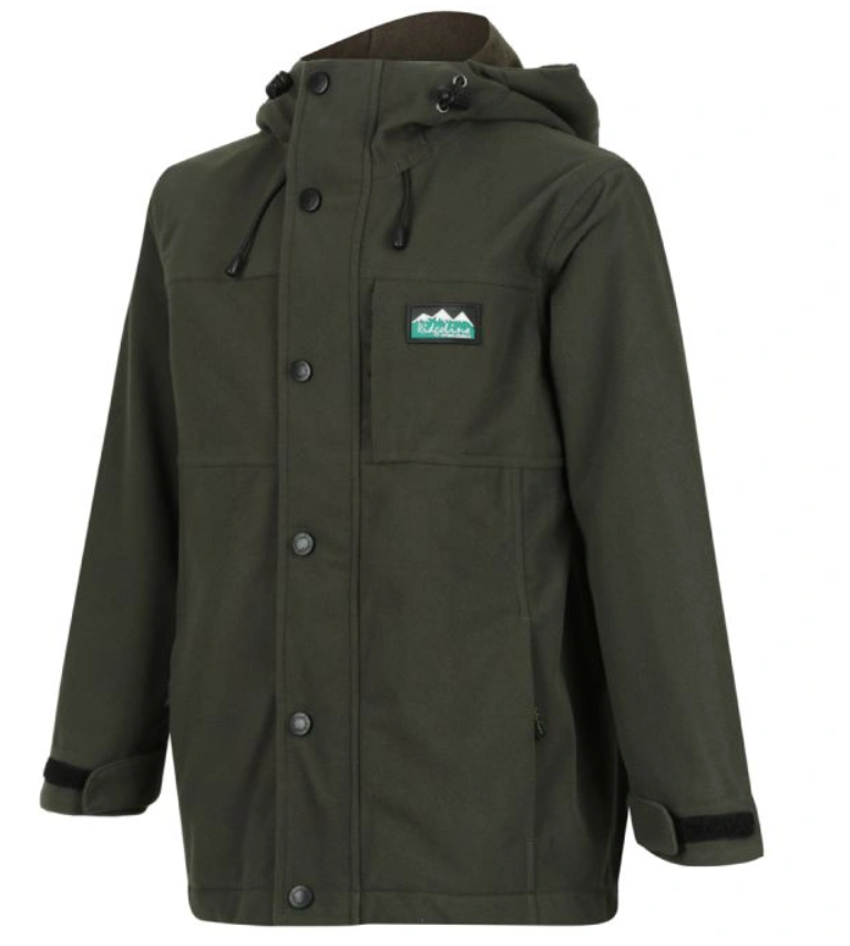 Ridgeline Kids Spray Rain Jacket - Forest - 4 / FOREST - Mansfield Hunting & Fishing - Products to prepare for Corona Virus