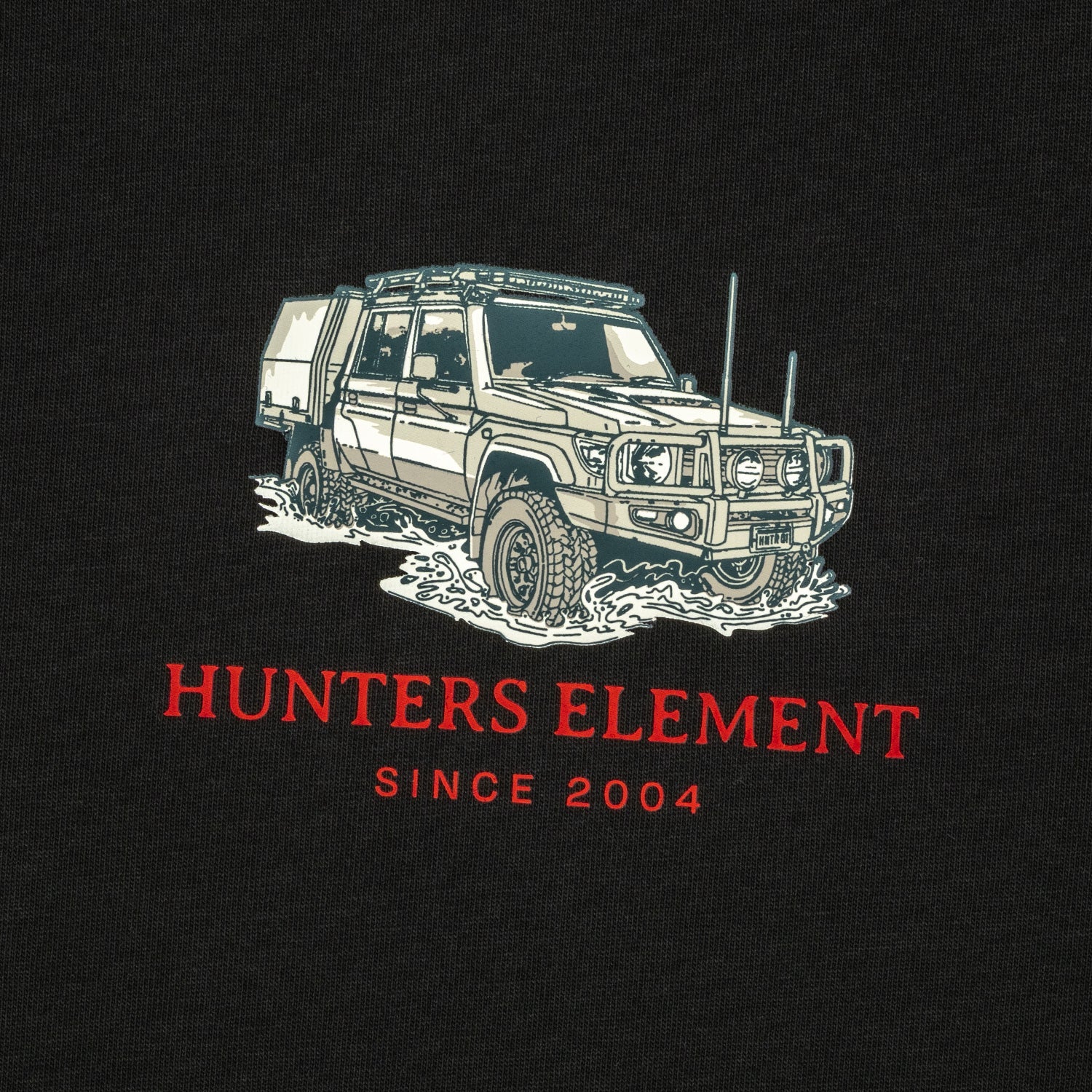 Hunters Element River Cruiser Tee - Black