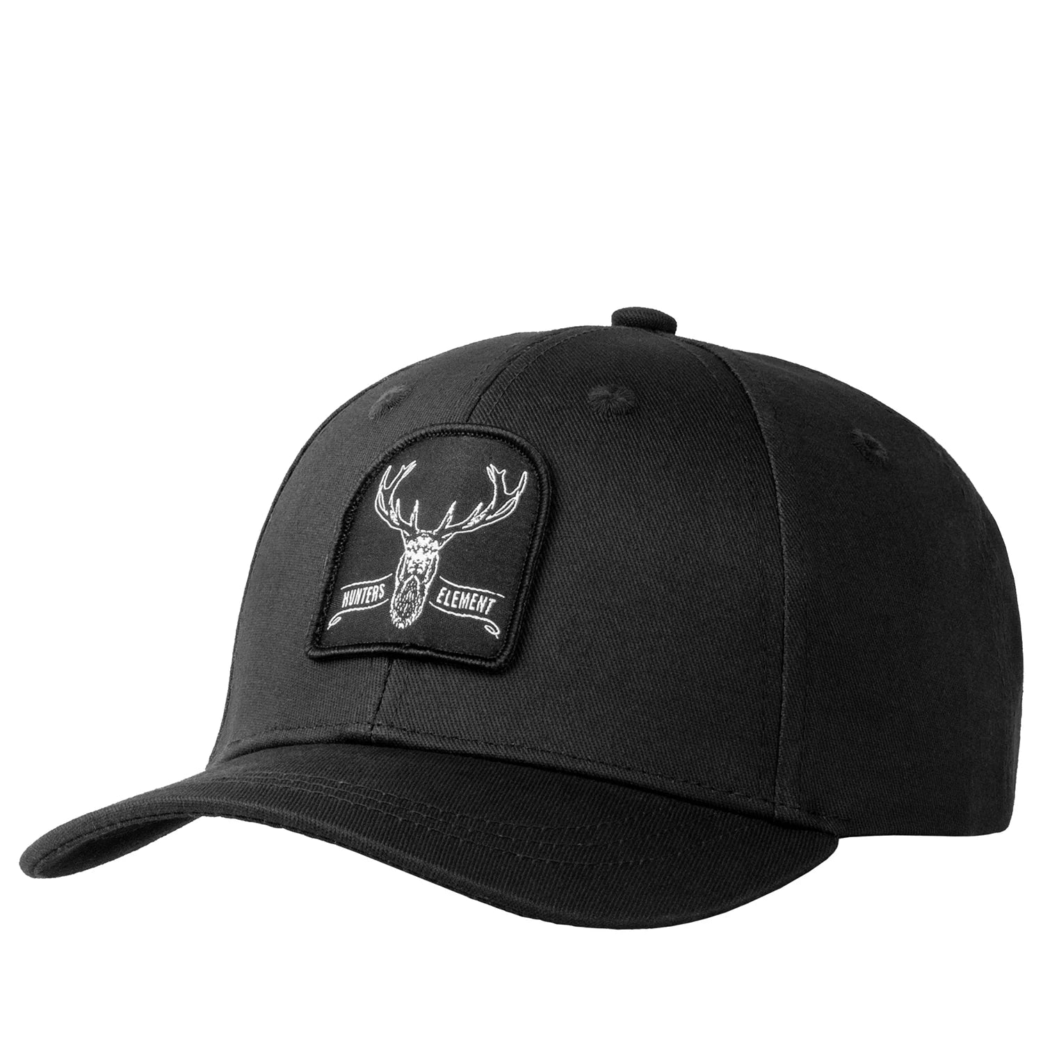 Hunters Element Royal Stag Cap Kids Black - BLACK - Mansfield Hunting & Fishing - Products to prepare for Corona Virus