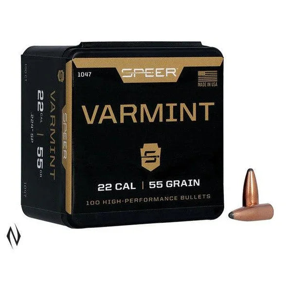 Speer .22 55gr Spitzer 1000 Value Pack - - Mansfield Hunting & Fishing - Products to prepare for Corona Virus