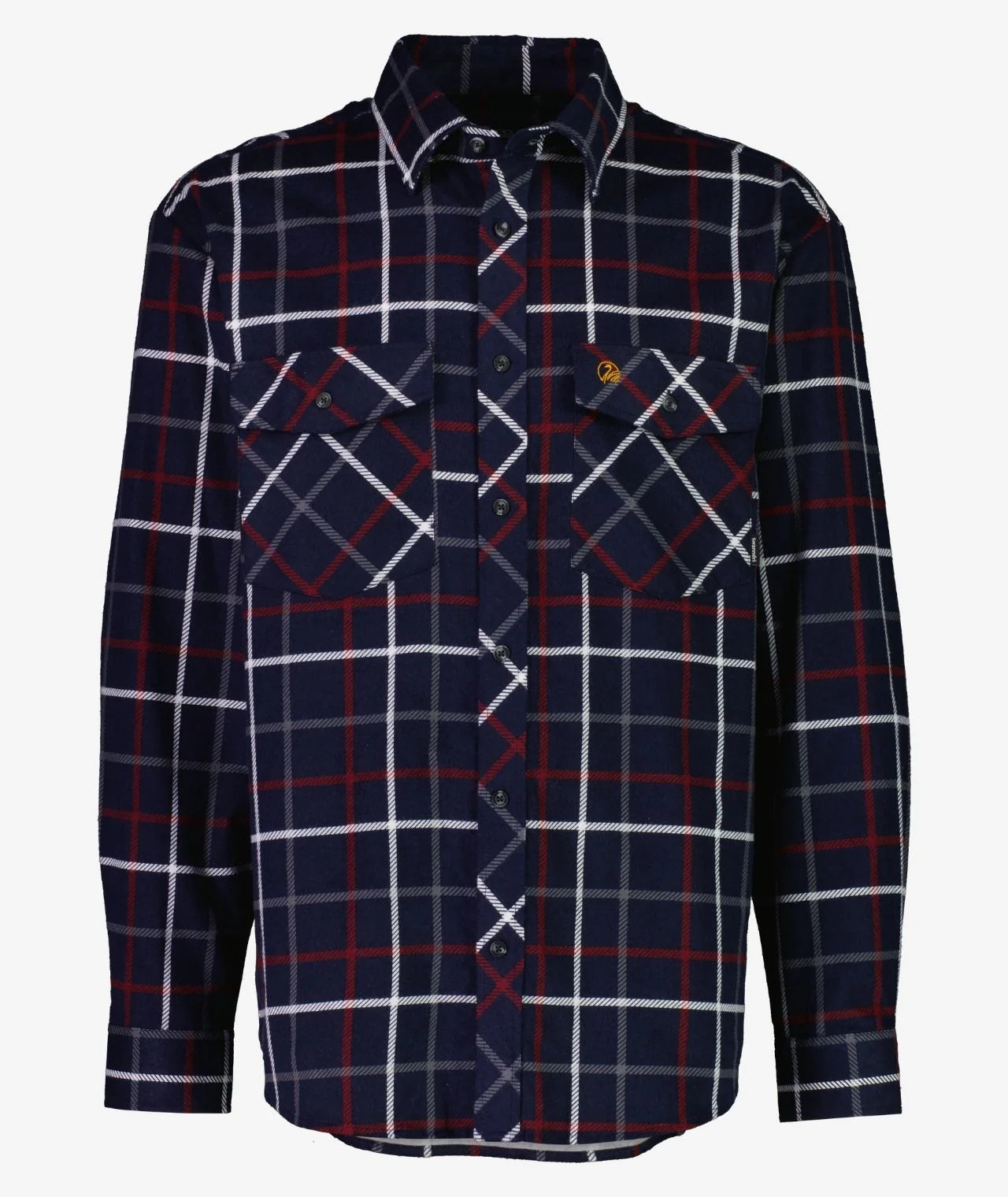 Swanndri Egmont Full Button Flannelette Shirt - Twin Pack - Navy/Oxblood - - Mansfield Hunting & Fishing - Products to prepare for Corona Virus