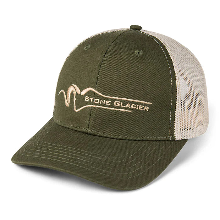Stone Glacier Classic Trucker - OSFM / MILITARY GREEN TAN - Mansfield Hunting & Fishing - Products to prepare for Corona Virus