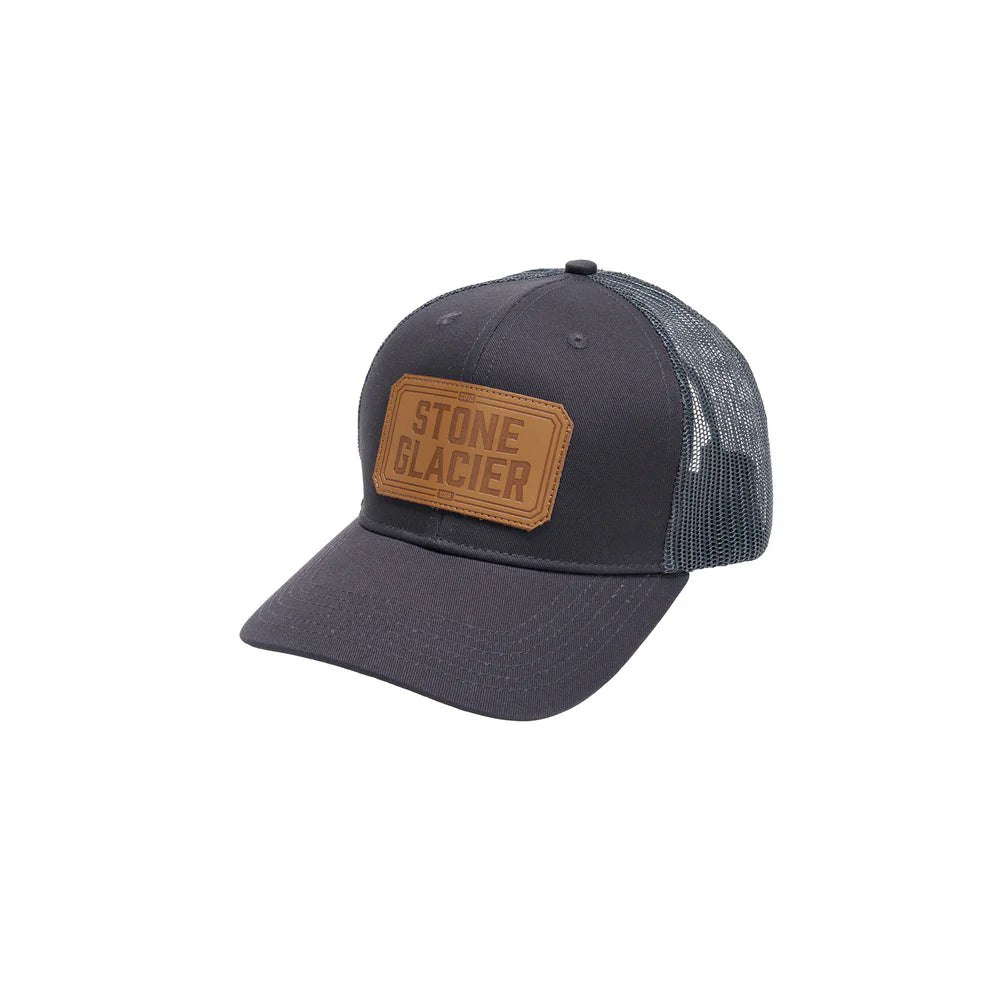 Stone Glacier Plate Leather Patch Trucker