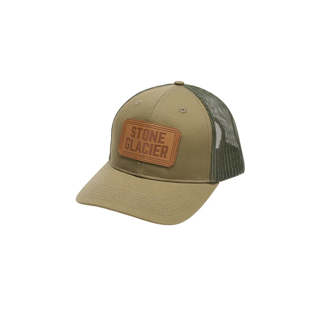 Stone Glacier Plate Leather Patch Trucker