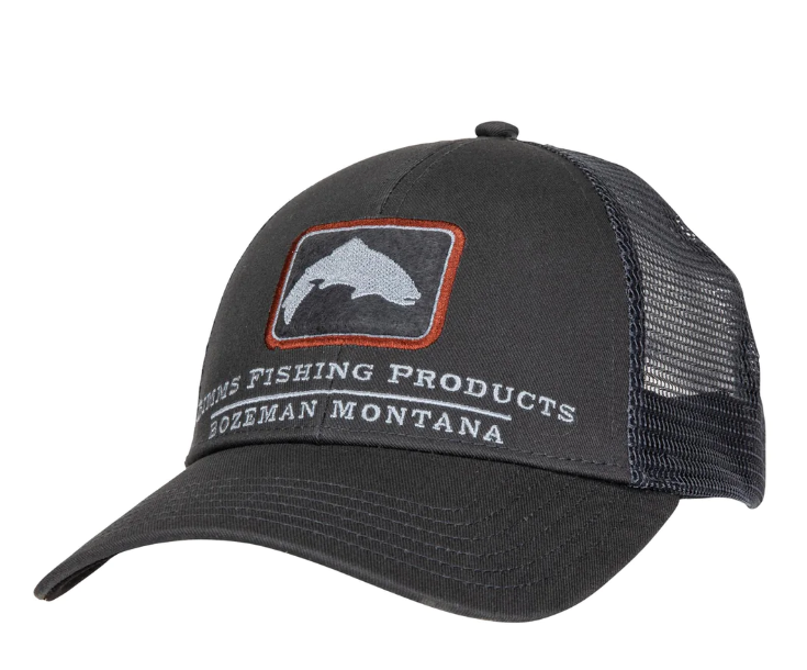 Simms Trout Icon Trucker - OSFM / CARBON - Mansfield Hunting & Fishing - Products to prepare for Corona Virus