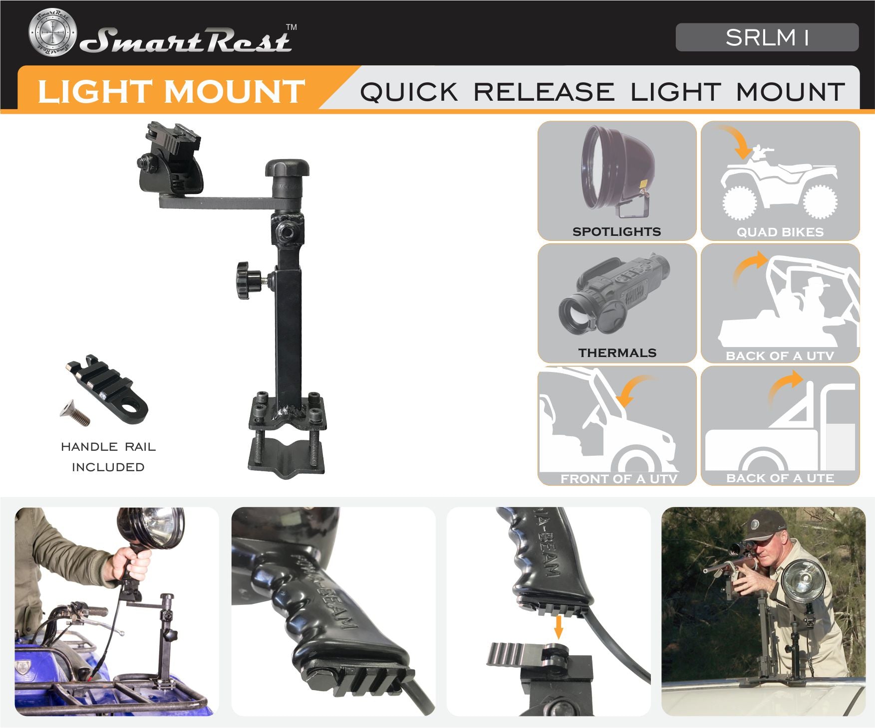 SmartRest Light/Thermal Mount -  - Mansfield Hunting & Fishing - Products to prepare for Corona Virus