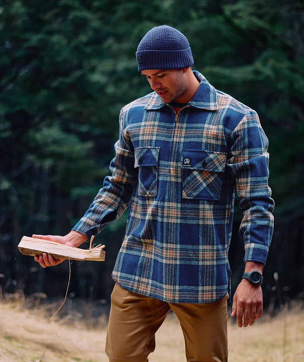 Swanndri Newton Wool Beanie - Navy - - Mansfield Hunting & Fishing - Products to prepare for Corona Virus