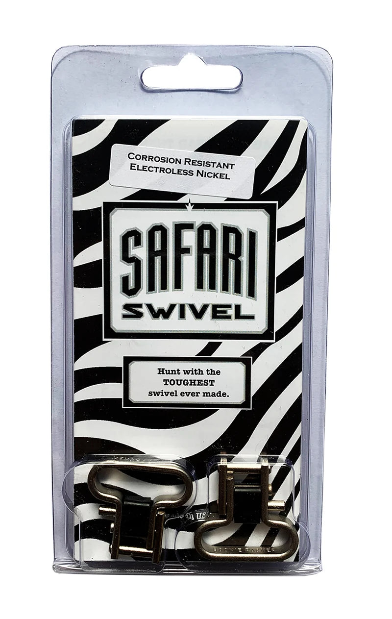 Bonnie Packer Nickle Safari Swivels - 2pk - - Mansfield Hunting & Fishing - Products to prepare for Corona Virus