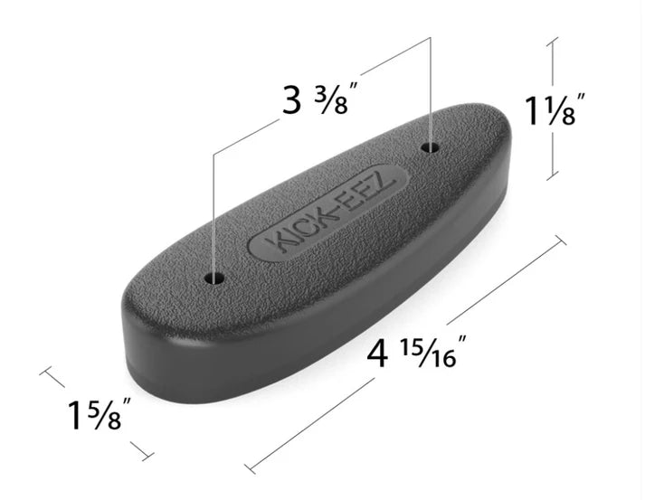 Kick-Eez Pre-Fit Recoil Pad Most Beretta Sporting/Skeet KZ-113 - - Mansfield Hunting & Fishing - Products to prepare for Corona Virus