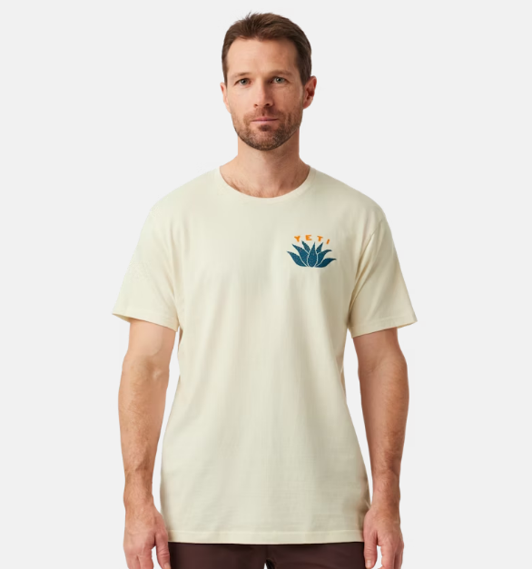 Yeti Agave SST Natural T-Shirt - S - Mansfield Hunting & Fishing - Products to prepare for Corona Virus