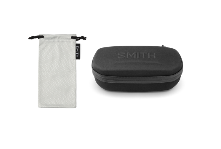 Smith Optics Outrigger Sunglasses - Matte Black Frame Polarized Blue Mirror Lense - - Mansfield Hunting & Fishing - Products to prepare for Corona Virus