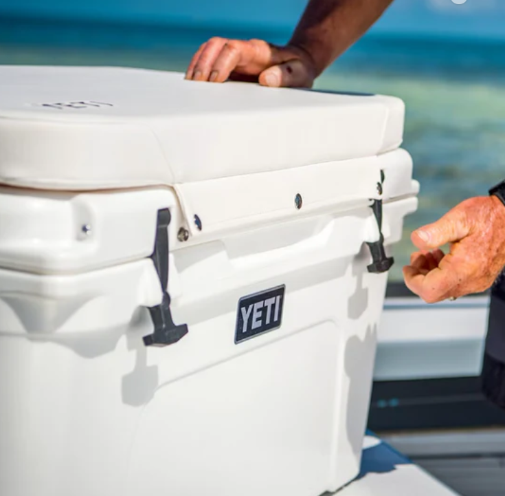 Yeti Tundra Seat Cushion 65 Marine Vinyl - White - - Mansfield Hunting & Fishing - Products to prepare for Corona Virus