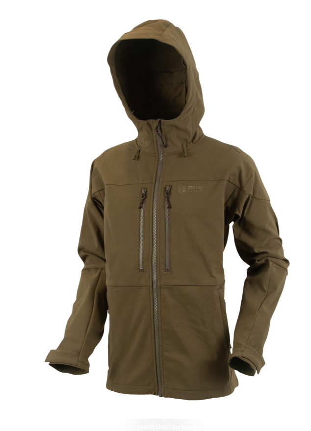 Stoney Creek Mens Stealthshell Jacket - S / TUNDRA - Mansfield Hunting & Fishing - Products to prepare for Corona Virus