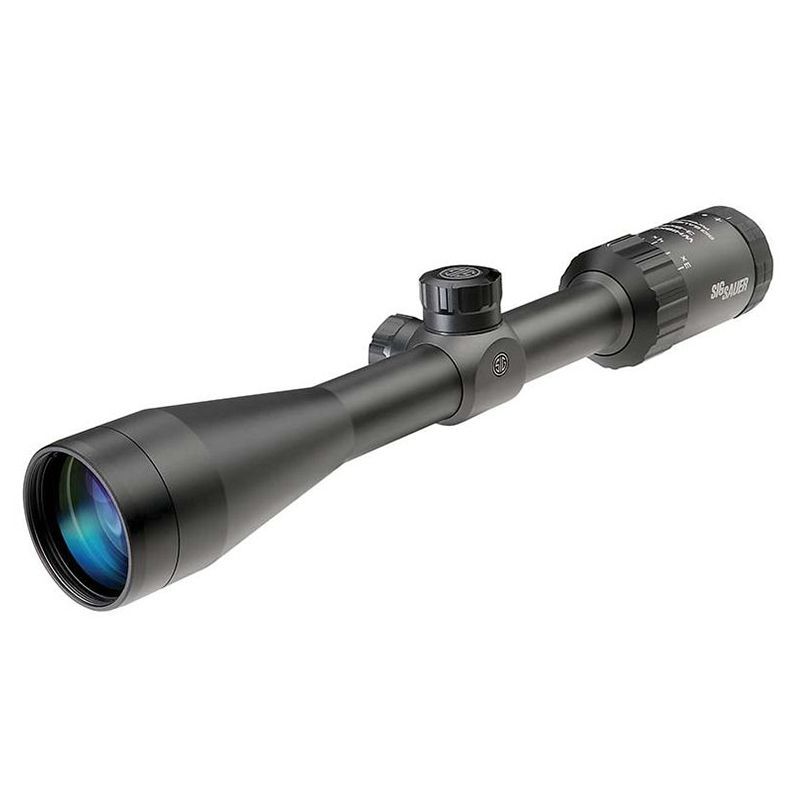 Sig Sauer Whiskey 3 Rifle Scope 3-9x40mm 1 Inch Quadplex Reticle -  - Mansfield Hunting & Fishing - Products to prepare for Corona Virus