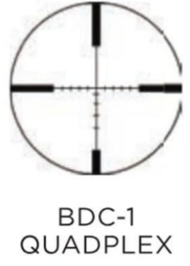 Sig Sauer Whiskey 3 Rifle Scope 3-9x50mm 1 Inch BDC-1 Quadplex Reticle 0.25m -  - Mansfield Hunting & Fishing - Products to prepare for Corona Virus