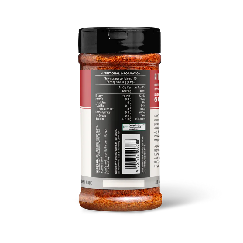 Lanes BBQ Seasoning - SIGNATURE - 124g - - Mansfield Hunting & Fishing - Products to prepare for Corona Virus