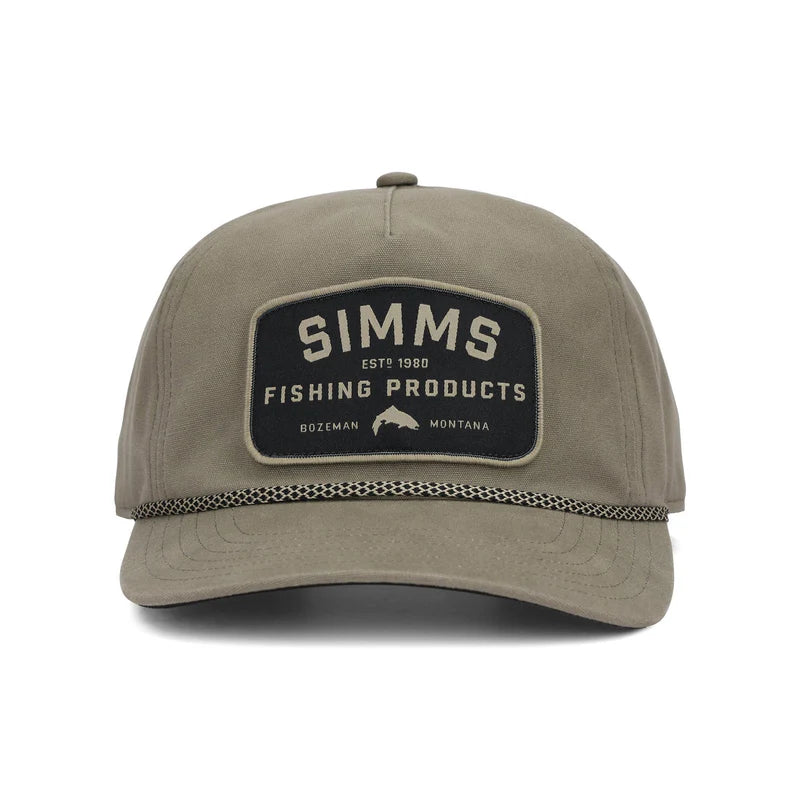 Simms Double Haul Rope Cap - - Mansfield Hunting & Fishing - Products to prepare for Corona Virus