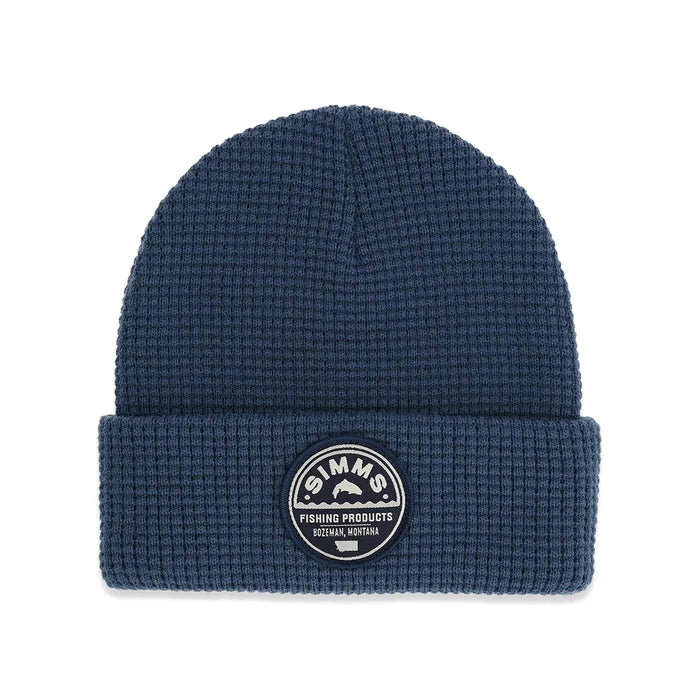 Simms Everyday Waffle Knit Beanie - MIDNIGHT - Mansfield Hunting & Fishing - Products to prepare for Corona Virus