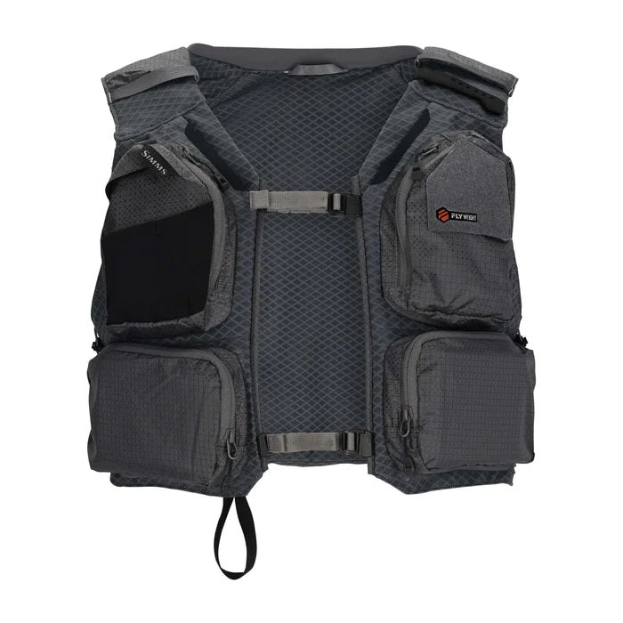 Simms Flyweight Vest - Smoke - L/XL - Mansfield Hunting & Fishing - Products to prepare for Corona Virus