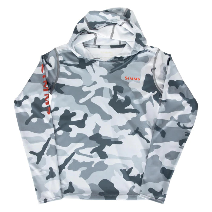 Simms Kids Solar Tech Hoody - LARGE / WOODLAND STEEL - Mansfield Hunting & Fishing - Products to prepare for Corona Virus